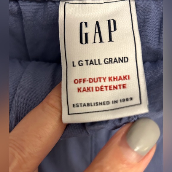 COPY - Gap NWT off duty khaki, L tall - Picture 3 of 8